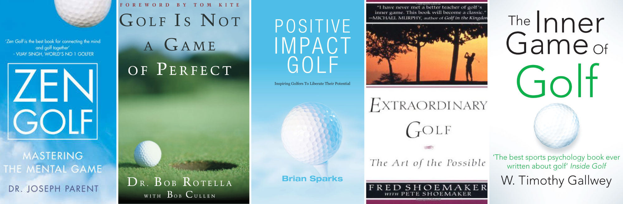 5 Livros de Golf que vão mudar o seu Jogo
